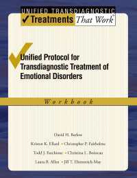 Unified Protocol for Transdiagnostic Treatment of Emotional Disorders : Workbook