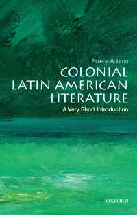 VSI植民地時代ラテンアメリカ文学史<br>Colonial Latin American Literature: A Very Short Introduction