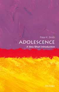 VSI青年期<br>Adolescence: A Very Short Introduction