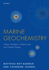 海洋地球化学<br>Marine Geochemistry : Ocean Circulation, Carbon Cycle and Climate Change