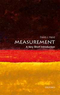 VSI計測と統計学<br>Measurement: A Very Short Introduction