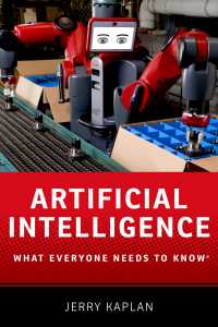 誰もが知っておきたい人工知能<br>Artificial Intelligence : What Everyone Needs to Know
