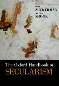 オックスフォード版　世俗主義ハンドブック<br>The Oxford Handbook of Secularism