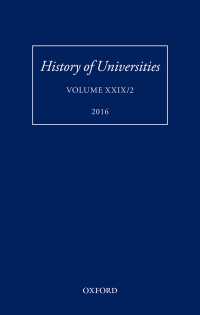 History of Universities : Volume XXIX / 2