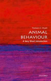 VSI動物行動学<br>Animal Behaviour: A Very Short Introduction