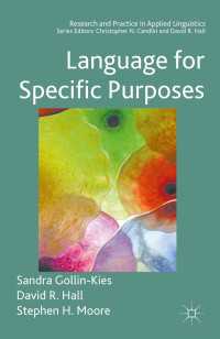 Language for Specific Purposes〈1st ed. 2015〉