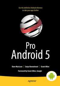 Pro Android 5〈5th ed.〉（5）