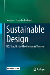 Sustainable Design〈1st ed. 2015〉 : HCI, Usability and Environmental Concerns