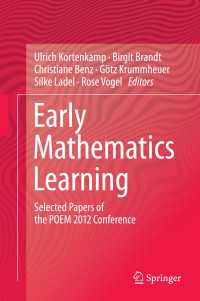 Early Mathematics Learning : Selected Papers of the POEM 2012 Conference