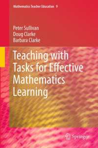 効果的な数学学習のための課題と授業<br>Teaching with Tasks for Effective Mathematics Learning
