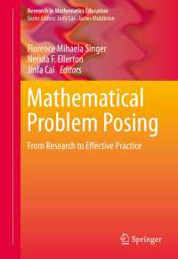 Mathematical Problem Posing : From Research to Effective Practice