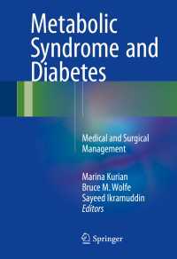 Metabolic Syndrome and Diabetes : Medical and Surgical Management