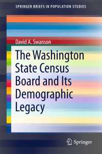 The Washington State Census Board and Its Demographic Legacy〈1st ed. 2016〉