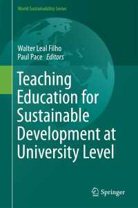 Teaching Education for Sustainable Development at University Level〈1st ed. 2016〉