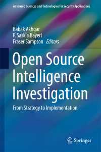 Open Source Intelligence Investigation〈1st ed. 2016〉 : From Strategy to Implementation