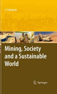 鉱業、社会、持続可能な世界<br>Mining, Society, and a Sustainable World