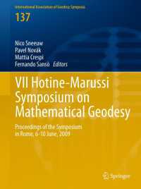 VII Hotine-Marussi Symposium on Mathematical Geodesy : Proceedings of the Symposium in Rome, 6-10 June, 2009