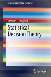 Statistical Decision Theory