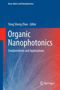 Organic Nanophotonics〈2015〉 : Fundamentals and Applications