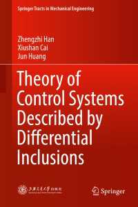 Theory of Control Systems Described by Differential Inclusions〈1st ed. 2016〉