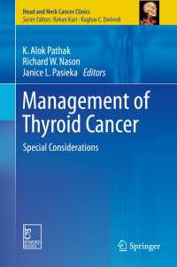 Management of Thyroid Cancer〈1st ed. 2015〉 : Special Considerations