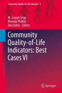 コミュニティのQOL指標：第６集<br>Community Quality-of-Life Indicators: Best Cases VI