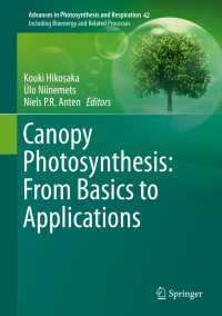 Canopy Photosynthesis: From Basics to Applications〈1st ed. 2016〉