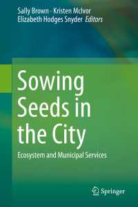 Sowing Seeds in the City : Ecosystem and Municipal Services