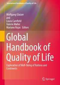 QOLグローバル・ハンドブック<br>Global Handbook of Quality of Life〈2015〉 : Exploration of Well-Being of Nations and Continents