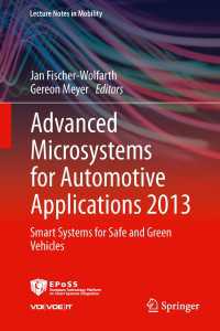 Advanced Microsystems for Automotive Applications 2013 : Smart Systems for Safe and Green Vehicles