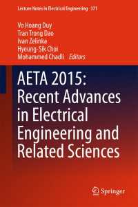 AETA 2015: Recent Advances in Electrical Engineering and Related Sciences〈1st ed. 2016〉