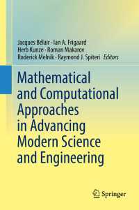 Mathematical and Computational Approaches in Advancing Modern Science and Engineering〈1st ed. 2016〉