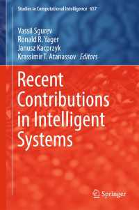 Recent Contributions in Intelligent Systems〈1st ed. 2017〉