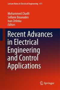Recent Advances in Electrical Engineering and Control Applications〈1st ed. 2017〉