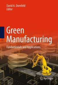 Green Manufacturing : Fundamentals and Applications
