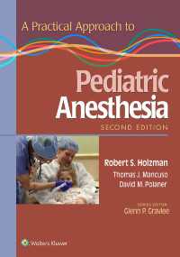 A Practical Approach to Pediatric Anesthesia（2）