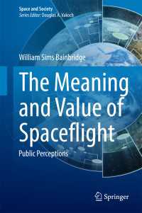 The Meaning and Value of Spaceflight : Public Perceptions