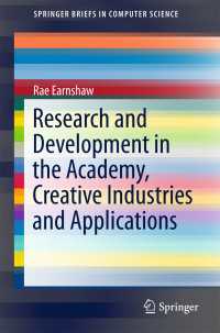 Research and Development in the Academy, Creative Industries and Applications〈1st ed. 2017〉