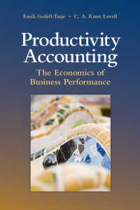生産性会計：企業業績の経済学<br>Productivity Accounting : The Economics of Business Performance