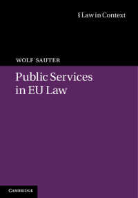 ＥＵ法における公共事業<br>Public Services in EU Law