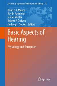 Basic Aspects of Hearing : Physiology and Perception