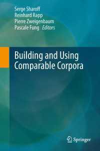 比較可能コーパスの構築・利用<br>Building and Using Comparable Corpora