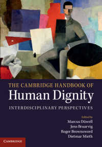 ケンブリッジ版 人間の尊厳ハンドブック<br>The Cambridge Handbook of Human Dignity : Interdisciplinary Perspectives