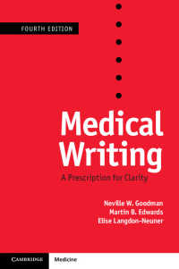 明確な医学文章の書き方（第４版）<br>Medical Writing : A Prescription for Clarity（4）