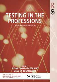 Testing in the Professions : Credentialing Policies and Practice