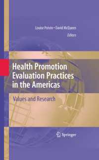 Health Promotion Evaluation Practices in the Americas : Values and Research