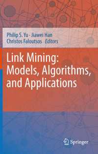 Link Mining: Models, Algorithms, and Applications