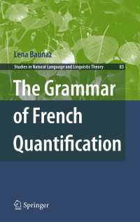 The Grammar of French Quantification〈2011〉