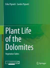Plant Life of the Dolomites〈1st ed. 2016〉 : Vegetation Tables