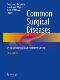 Common Surgical Diseases〈3rd ed. 2015〉 : An Algorithmic Approach to Problem Solving（3）